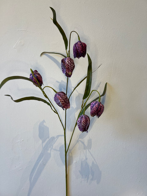 Fritillaria spray x3 purple 58 cm