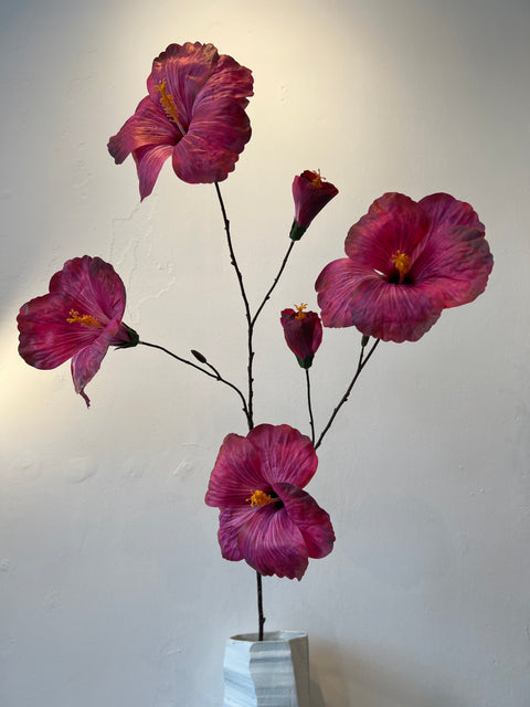 Hibiscus groot fuchsia 112 cm