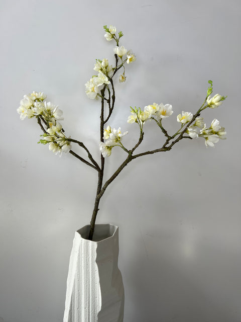 Bloesemtak 85 cm wit/groen