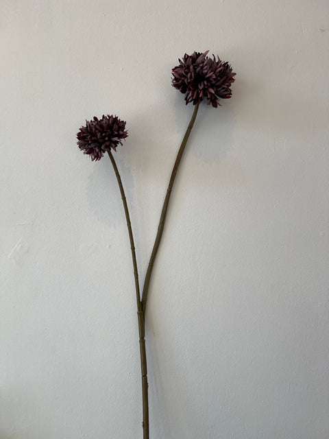 Chrysant bal 80 cm burgudy