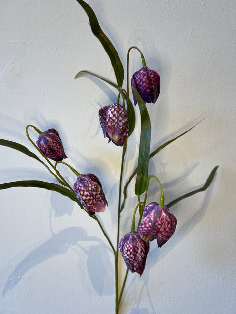 Fritillaria spray x3 purple 58 cm