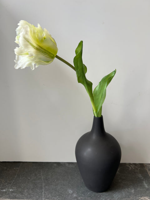 Tulp frans 52 cm wit/groen