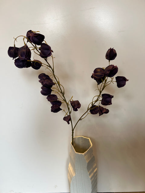 Physalis tak zwart/paars 95 cm