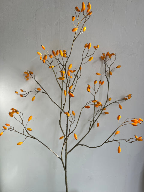 Rozenbottel tak 130 cm geel/oranje bottels