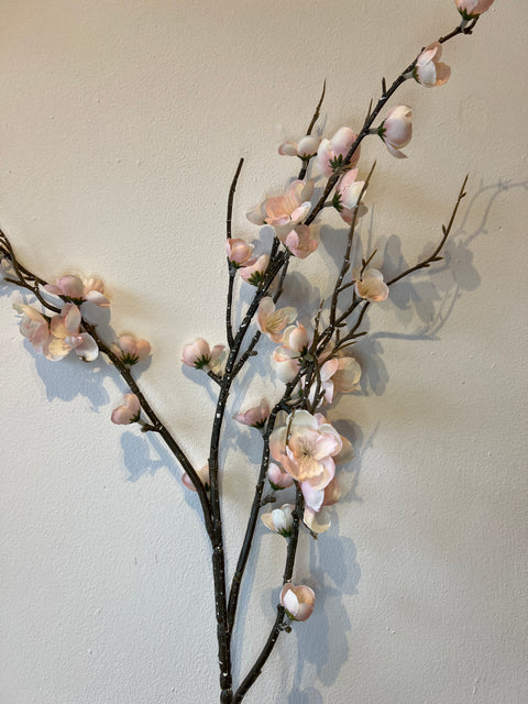 Bloesemtak peer 95 cm roze