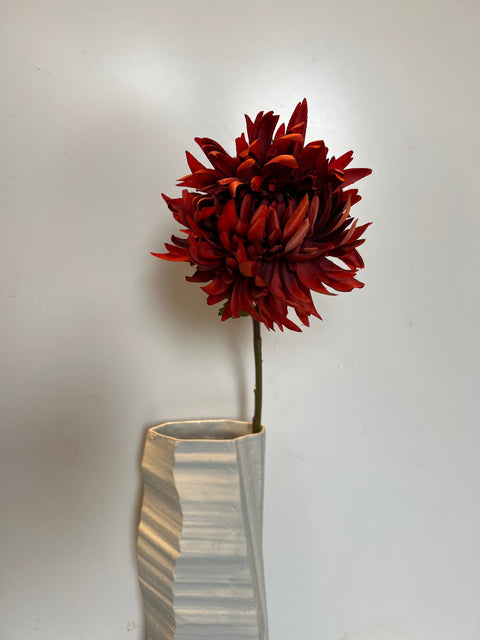 Chrysant MUM rood/oranje 62 cm