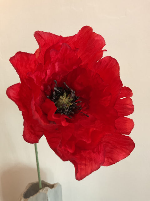 Poppy rood 82 cm
