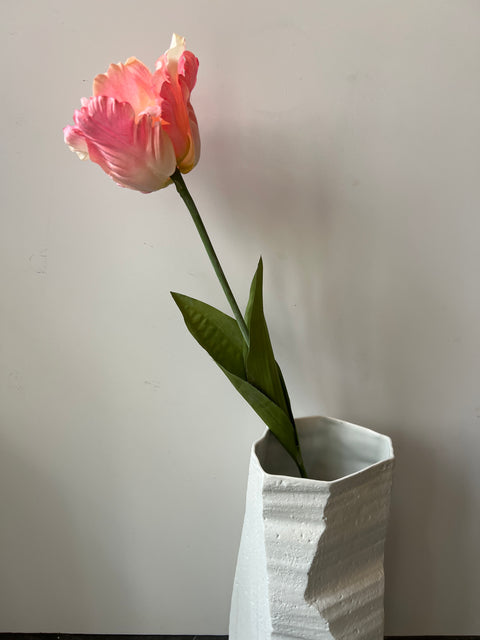 Tulp papagaai zalm roze 66 cm