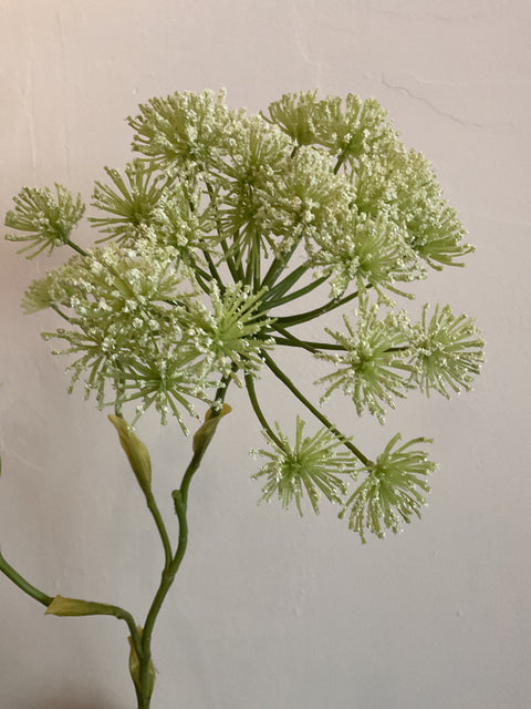 Dille tak bloemig groen 105 cm