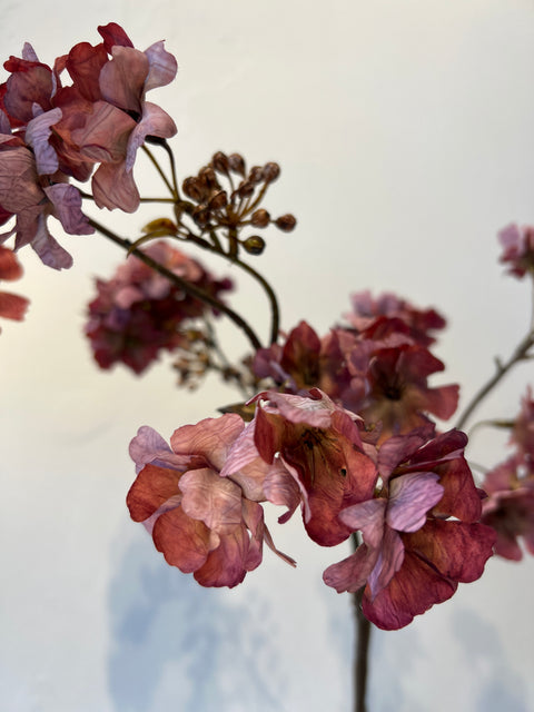 Bloesem spray roze 88 cm