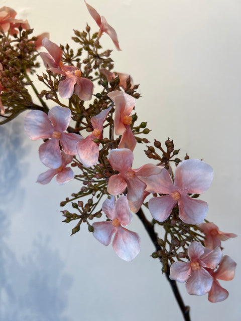 Hortensia lang roze 90 cm