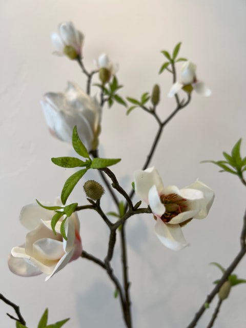 Magnolia tak crème/roze 140 cm