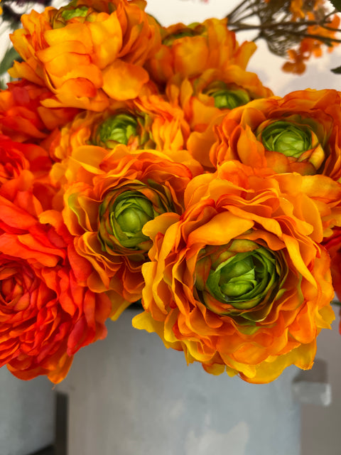 Ranonkel 50 cm oranje