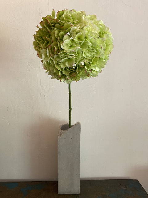 Hortensia steel groot wit/groen 86 cm