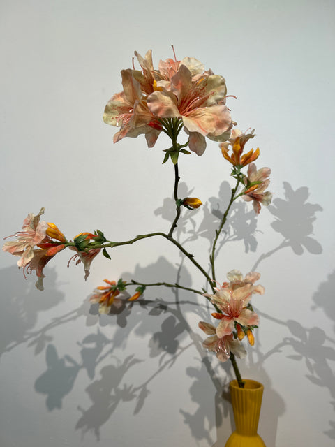 Azalia branch peach 116 cm