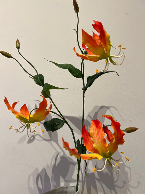 Gloriosa spray oranje 92 cm