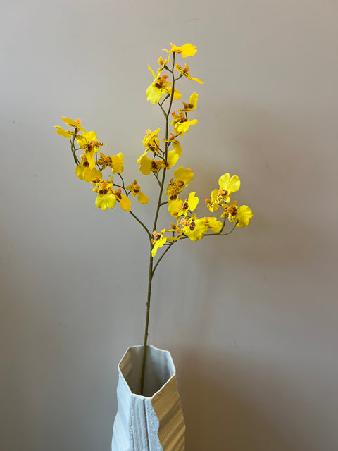 Orchidee geel 80 cm