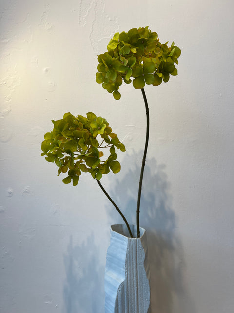 Hortensia x2 groen 85 cm