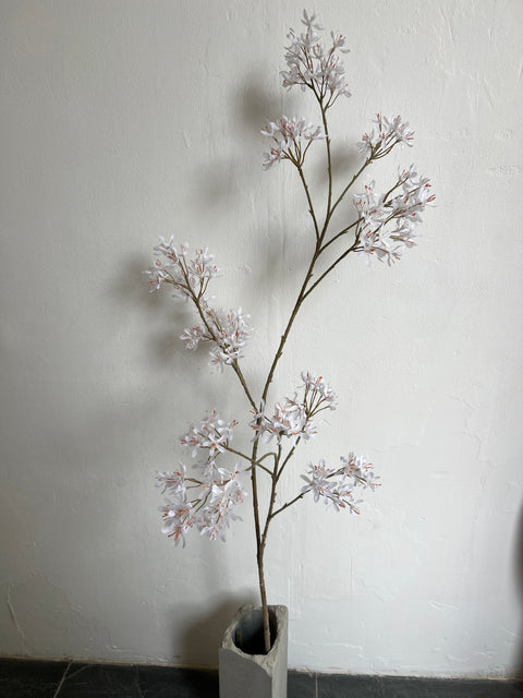 Krenten bloesem tak 154 cm wit