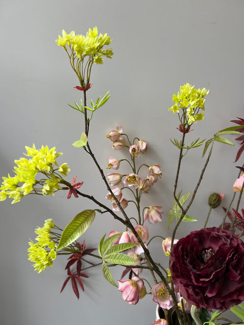 2 Boeket zijden bloemen 'Winter Vibes'