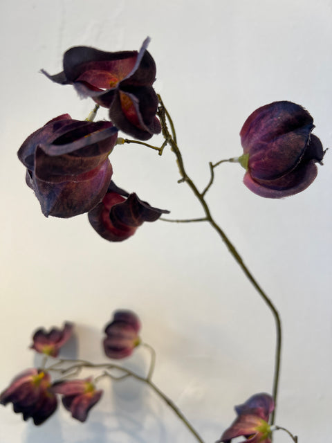 Bloemen spray bordeaux 94 cm