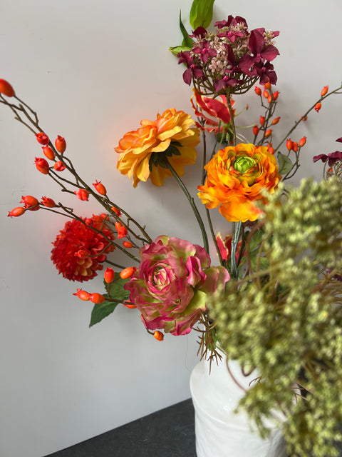1 Boeket zijden bloemen 'Autumn Vibes'