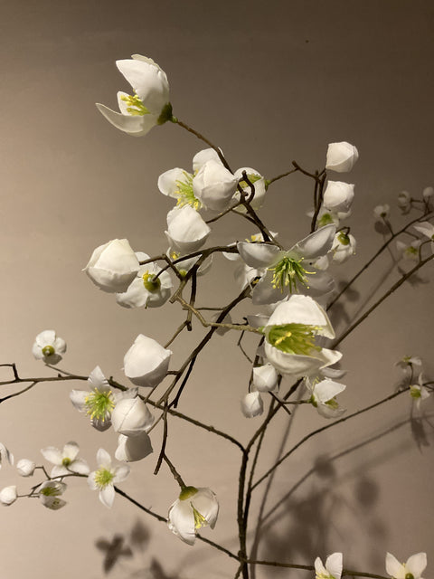Prunus bloesem tak 135 cm wit
