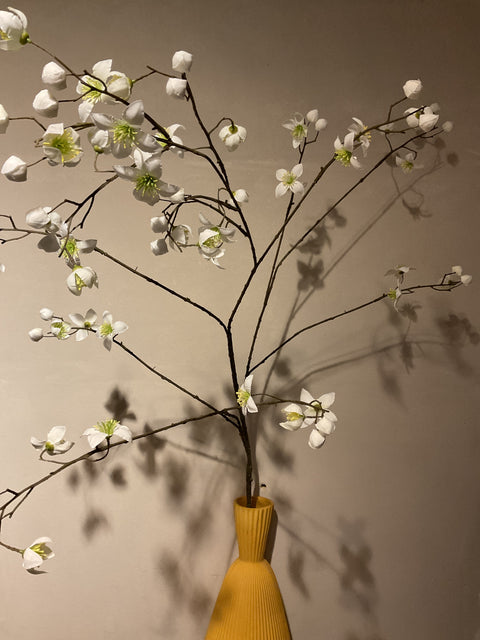 Prunus bloesem tak 135 cm wit