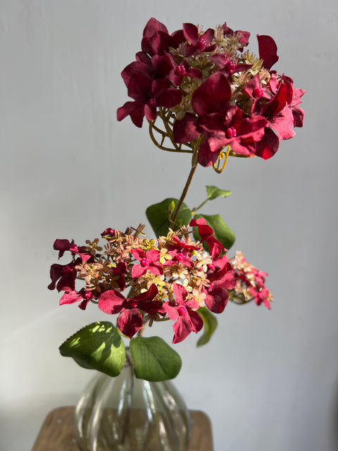 Hortensia branch rood 70 cm