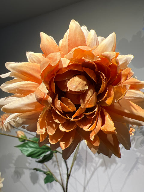 Dahlia spray groot yellow 126 cm