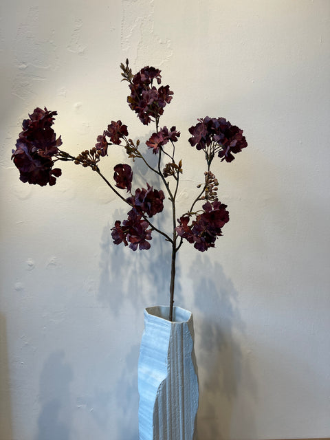 Bloesem spray bordeaux 88 cm