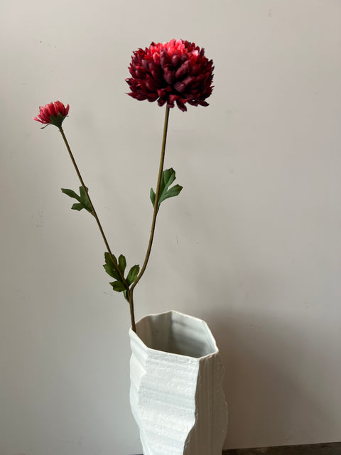 Chrysant mum spray 63 cm rood