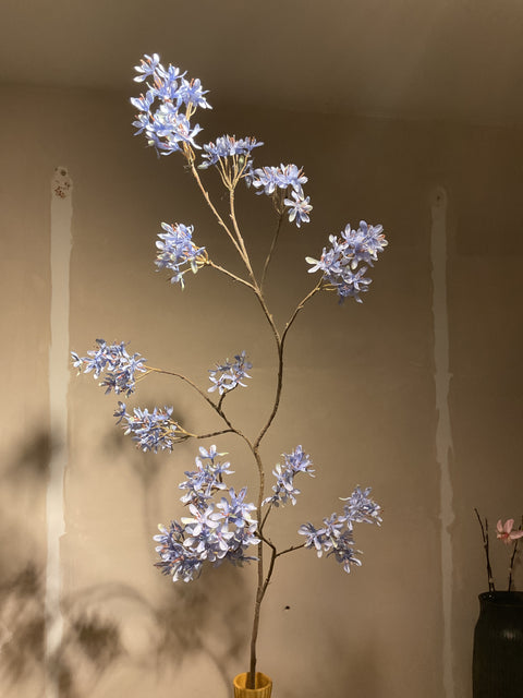 Krenten bloesem tak  154 cm light blue