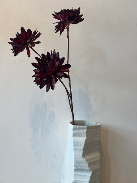 Dahlia x3 bordeaux 70 cm