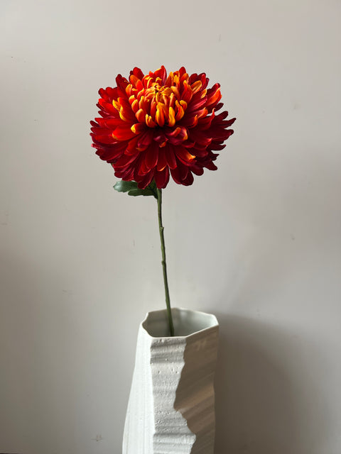 Chrysant rood 65 cm