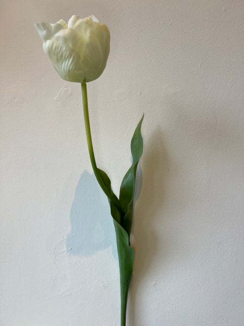 Tulp steel  wit  66 cm