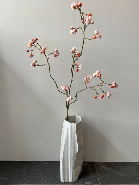 Kardinaalsmuts tak cream/oranje  90 cm