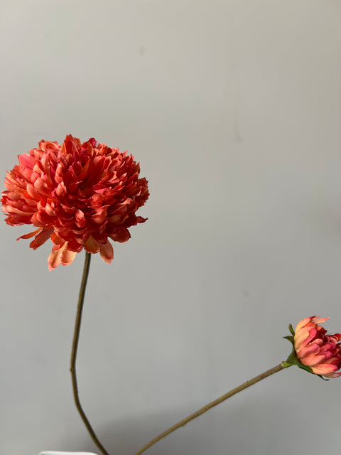 Chrysant mum spray 63 cm orange