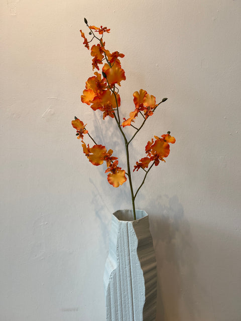 Orchidee oranje 90 cm