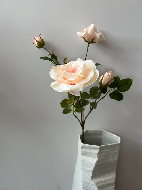 Roos spray 64 cm crème/roze