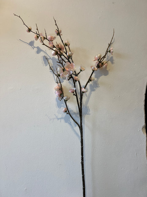 Bloesemtak peer  95 cm roze