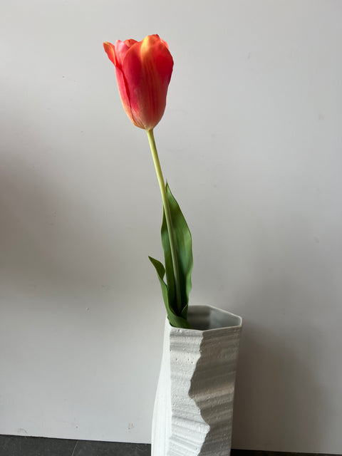Tulp steel oranje 72 cm