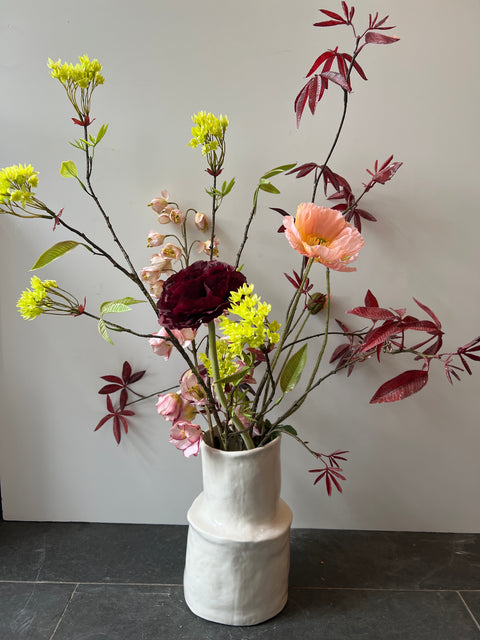 2 Boeket zijden bloemen 'Winter Vibes'