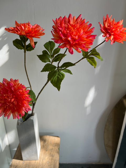 Chrysant mum spray 105 cm coral