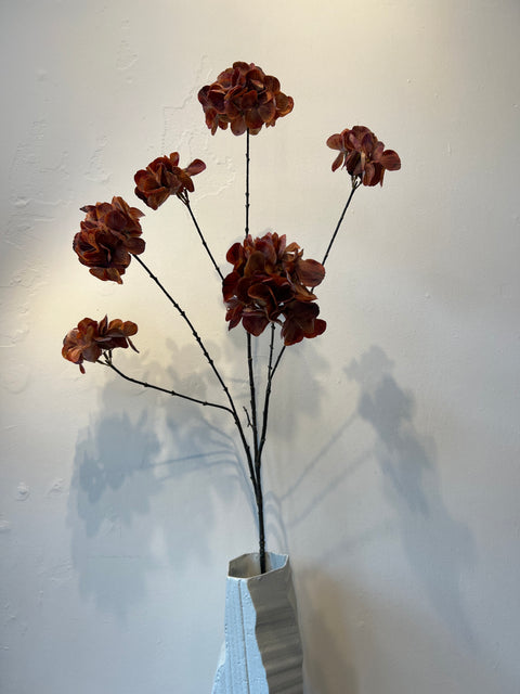 Hortensia spray x 6 oranje 100 cm