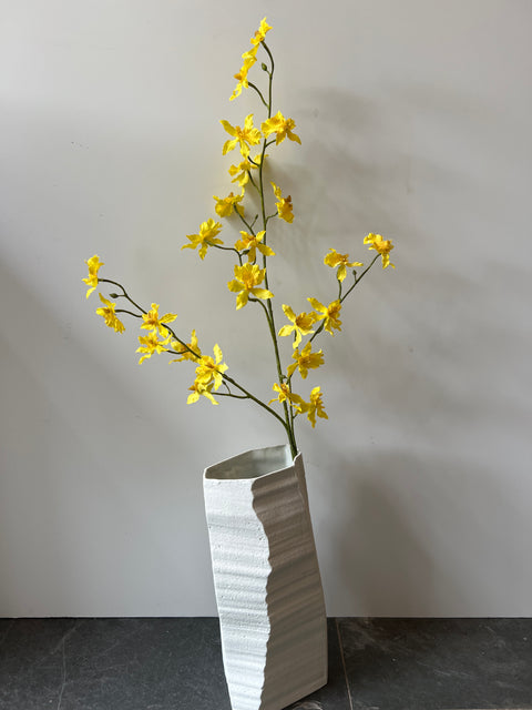 Orchidee steel geel 100 cm