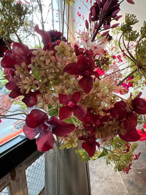 Hortensia branch rood 70 cm