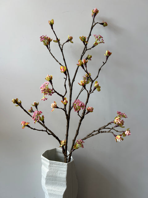 Esdoorn tak knopen roze  110 cm