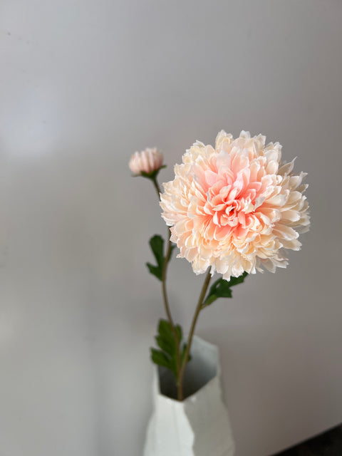 Chrysant mum spray 63 cm vanille