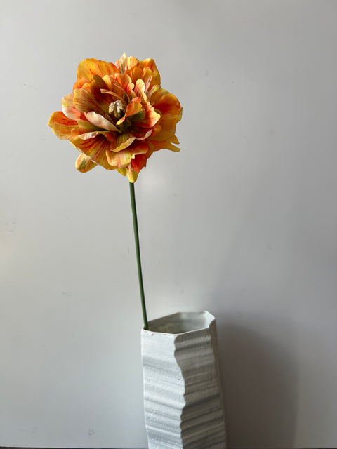 Tulp paris oranje/bruin  68 cm